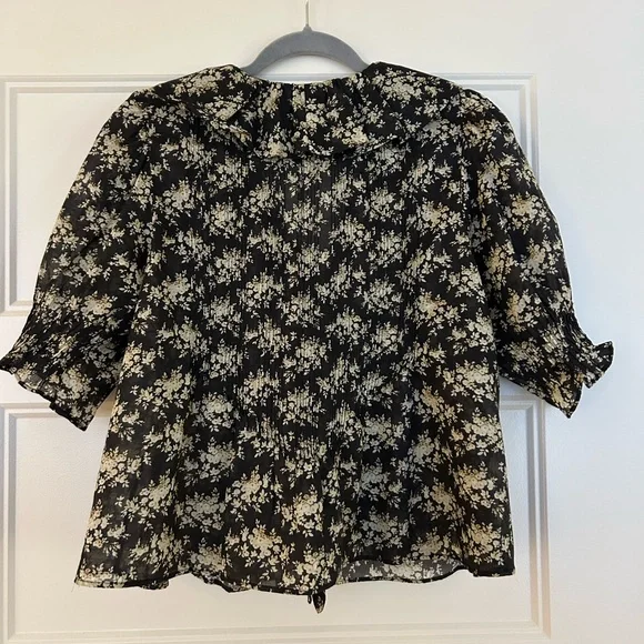 NWOT Doen Henri Noir Rosier Floral Small - Picture 5 of 5